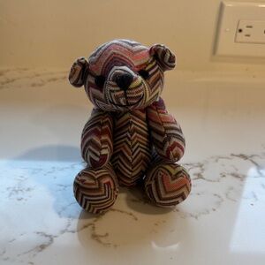 Missoni Zig Zag Patterned Teddy Bear